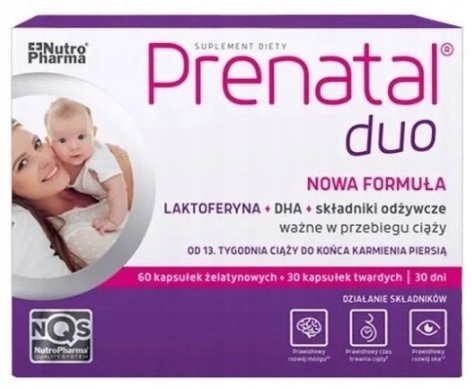 Prenatal DUO 30 tabletek + 60 kapsułek CIĄŻA