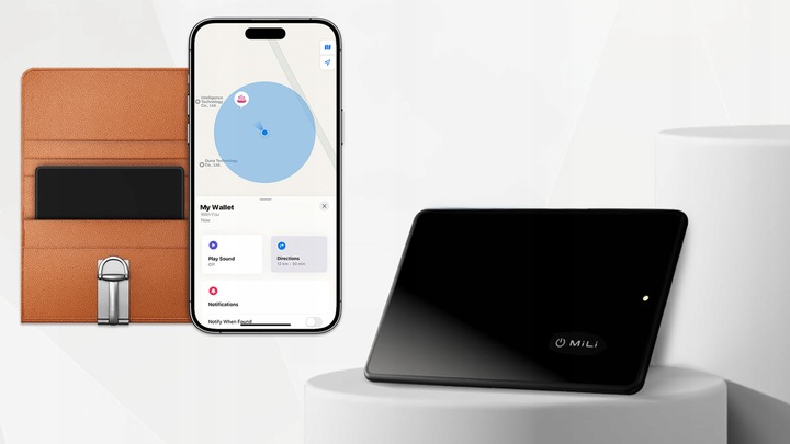 Lokalizator GPS MiCard karta do portfela z lokalizatorem APPLE IOS