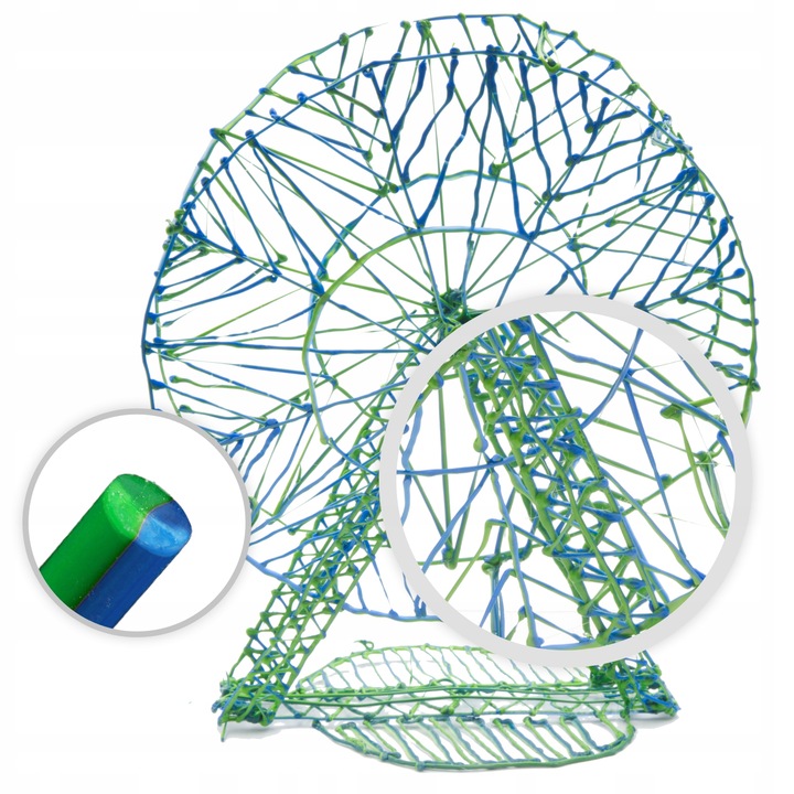 WKŁADY DO DŁUGOPISU 3D DLA DZIECI PLA SILK MAGIC COLOR 200 M