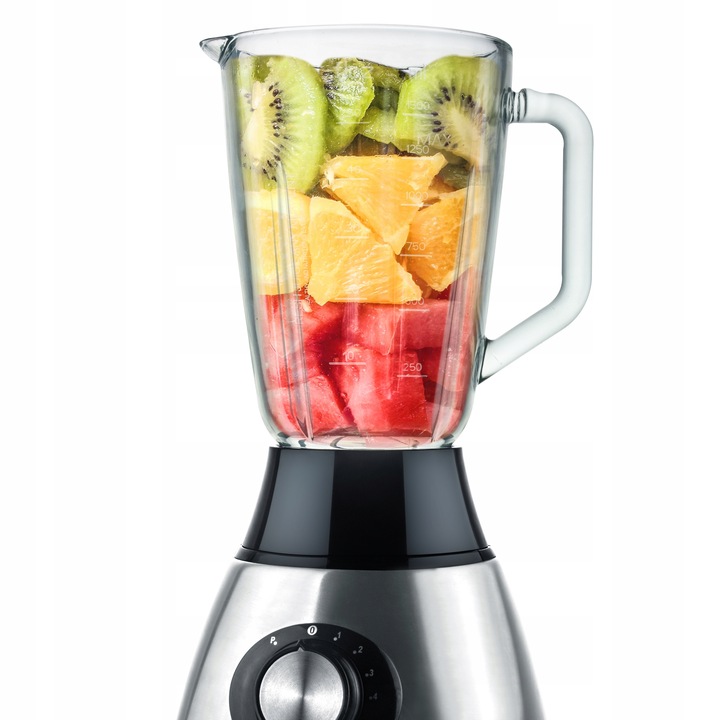 BLENDER KIELICHOWY SZKLANY DO KOKTAJLI TURBO GO MAX 1200W KRUSZY LÓD