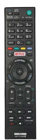 Pilot do Sony RMT-TX100D KD-55X8508C KD-55X8509C KD-65X8505C KD-65X8507C