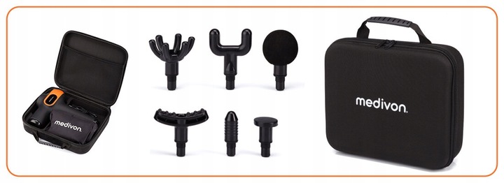 Pistolet masujący Medivon Gun Vital masażer ręczny do masażu ciała