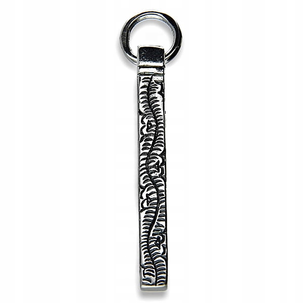 ZAWIESZKA SREBRNA TALIZMAN AMULET OBELISK RUNICZNY SREBRO 925 - 13g