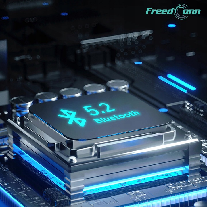 INTERKOM MOTOCYKLOWY FREEDCONN FX PRO V2 EU TRYB MESH 6 OSÓB DŹWIĘK HI-RES