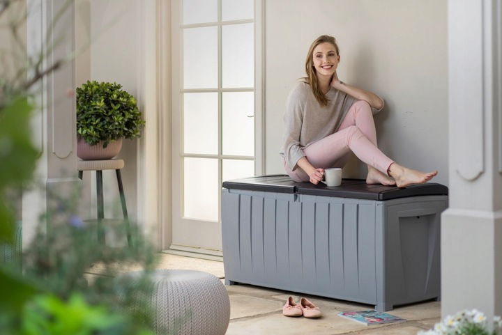 SKRZYNIA DO OGRODU NA TARAS SIEDZISKO SCHOWEK 340L