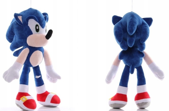 MASKOTKA SONIC 30CM PLUSZAK DLA DZIECI PRZYTULANKA ZABAWSKA PREZENT