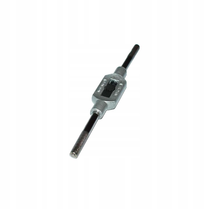 Uchwyt nastawny do gwintowników M1-M12, długość 170 mm. Pokrętło. Oprawka.