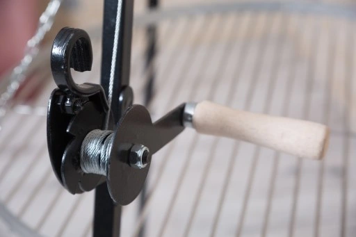 GRILL na OGNISKO nierdzewka ruszt 70cm trójnóg