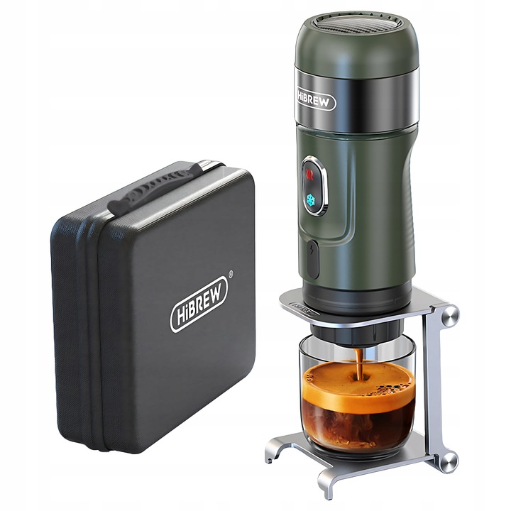 Przenośny Ekspres Do Kawy Hibrew H4b Gn Z Akumulatorem 3w1 15bar 60ml Etui