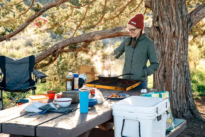 KUCHENKA PŁYTA CERAMICZNA PODWÓJNA DWUPALNIKOWA