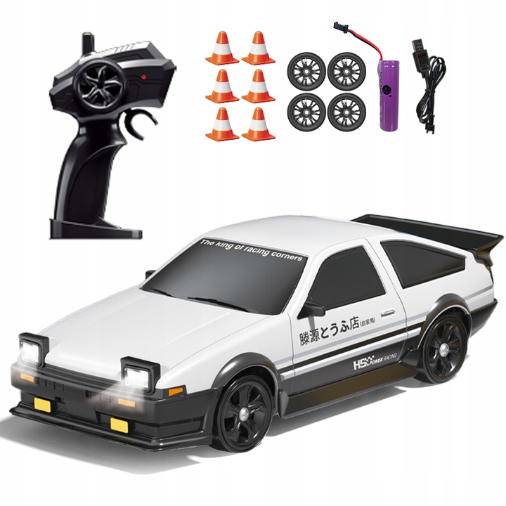 Samochód Zdalnie Sterowany RC Do Driftu Auto na pilot 4x4 LED akumulator