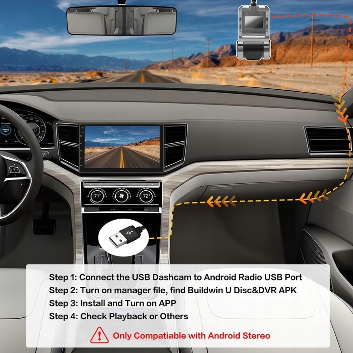 REJESTRATOR NCS HD REGULOWANE KAMERA SAMOCHODOWA