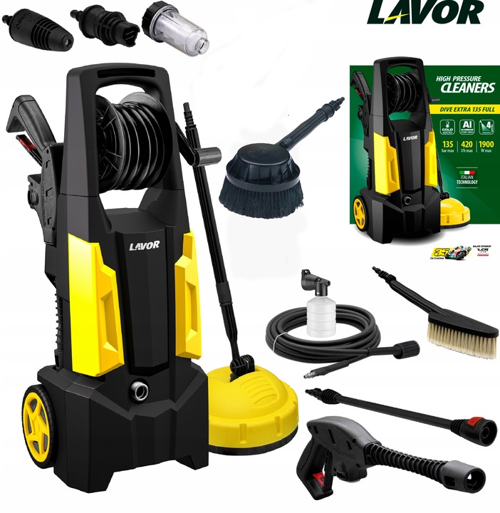 MYJKA CIŚNIENIOWA DIVE EXTRA LAVOR 135 bar