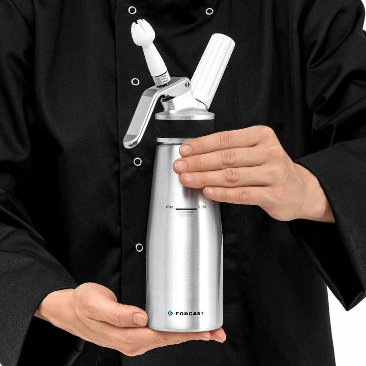 SYFON DO BITEJ ŚMIETANY POJ. 0,5 L FORGAST FG11282