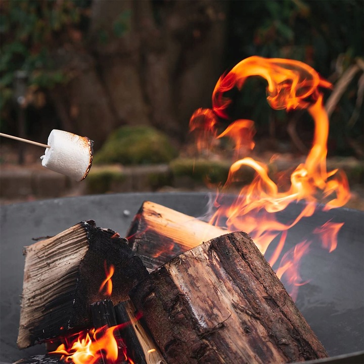 Grill Palenisko Czarne Ogrodowe Misa 58cm Stalowe Solidne Duże Do Ogniska