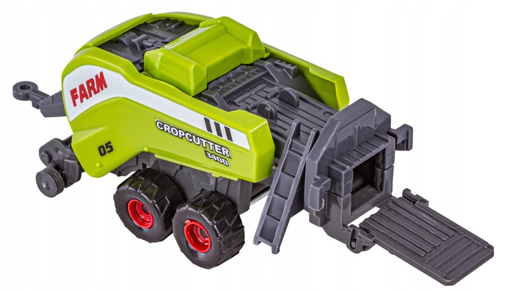 ZESTAW Traktorów TIR FARMA dla Dzieci Kombajn Zwierzęta Pojazdy Rolnicze