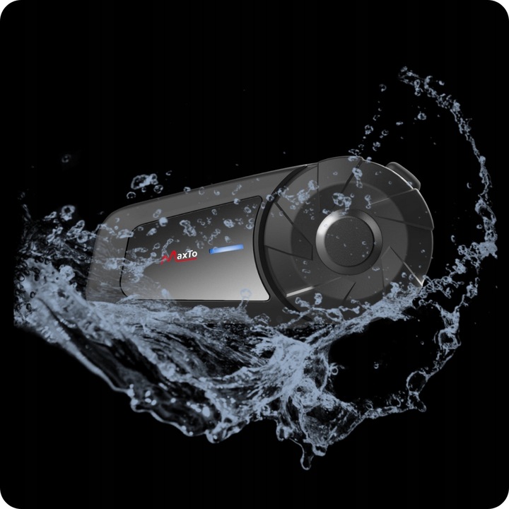 INTERKOM MOTOCYKLOWY BLUETOOTH MAXTO MX1 | BLUETOOTH|POLSKI LEKTOR