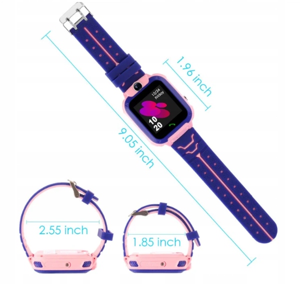 INTELIGENTNY ZEGAREK DLA DZIECI SMARTWATCH LBS TELEFON SOS IP67 DLA