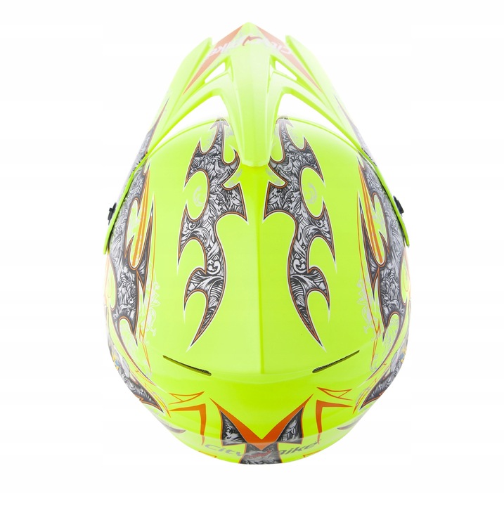 KASK CROSSOWY GOGLE I RĘKAWICE NA CROSS QUAD ENDURO ATV BMX PITIBIKE XS