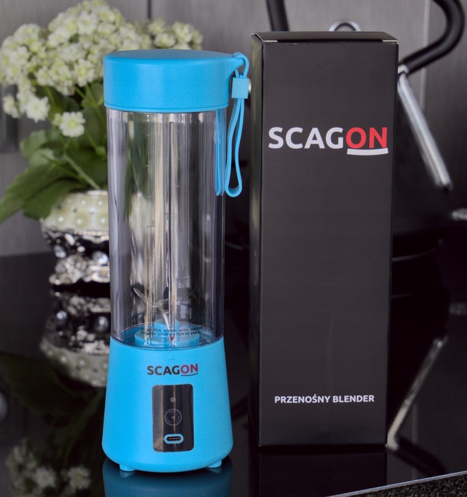 Oryginalny Blender kielichowy SCAGON USB Czerwony