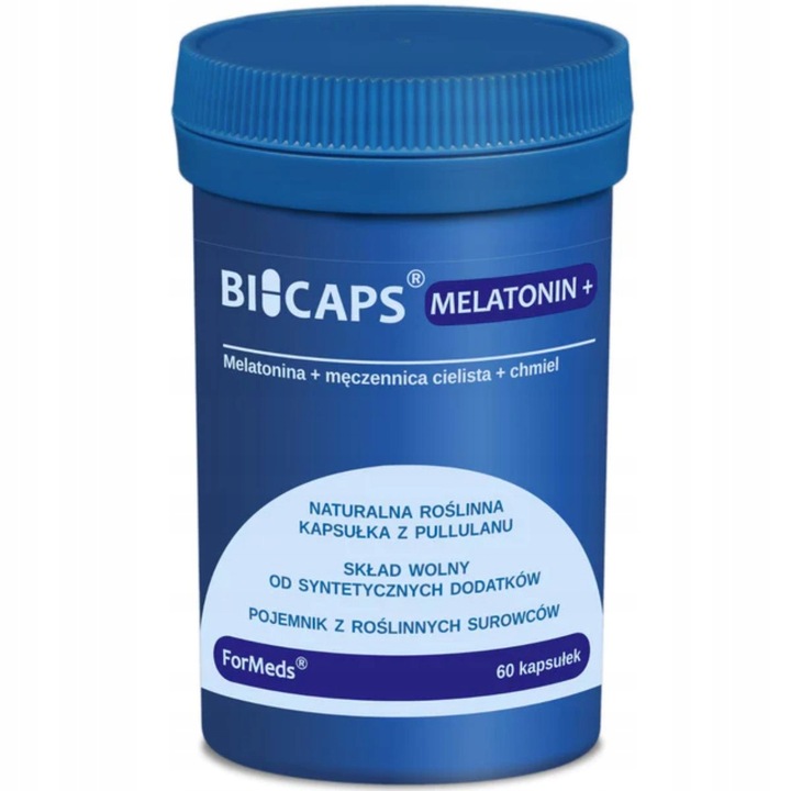 Bicaps Melatonin+ 60 kapsułek