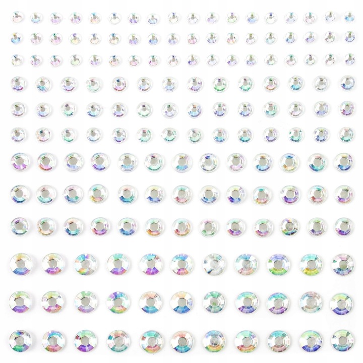 KRYSZTAŁKI SAMOPRZYLEPNE DIAMENCIKI NA TWARZ OCZY