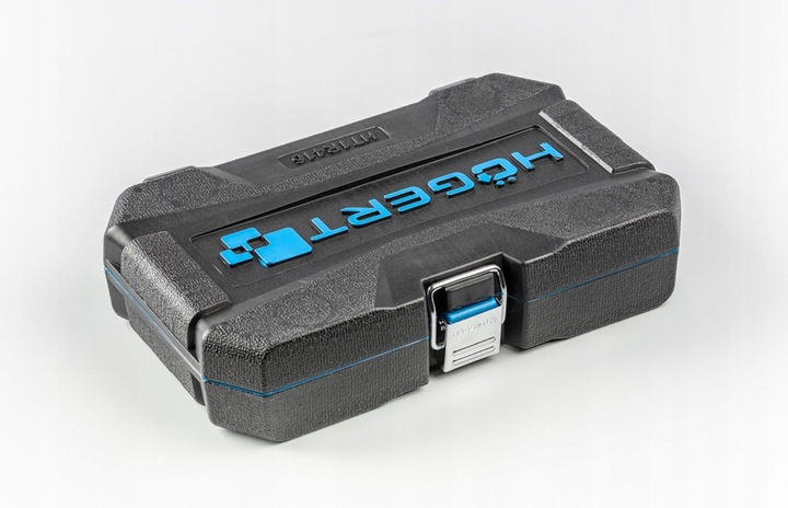 HOGERT ZESTAW KLUCZY NASADOWYCH 1/4" NASADKI BITY KLUCZE NASADOWE 46 szt.