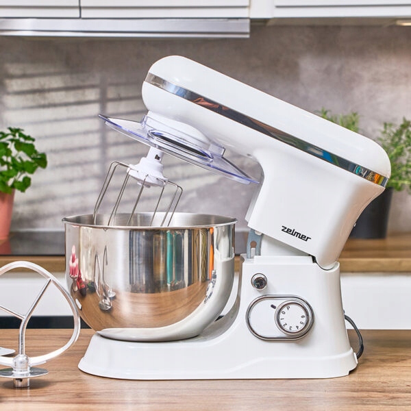 ROBOT PLANETARNY MIKSER ZELMER ZKR1350 1200W 6 PRĘDKOŚCI 5L STAL
