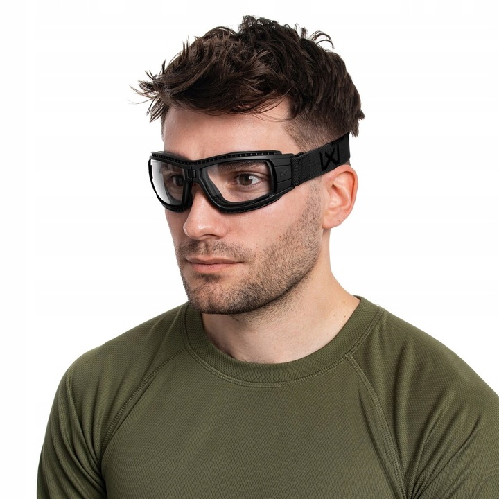 Gogle taktyczne wojskowe ochronne balistyczne Wiley X Lynx Clear/Grey Black
