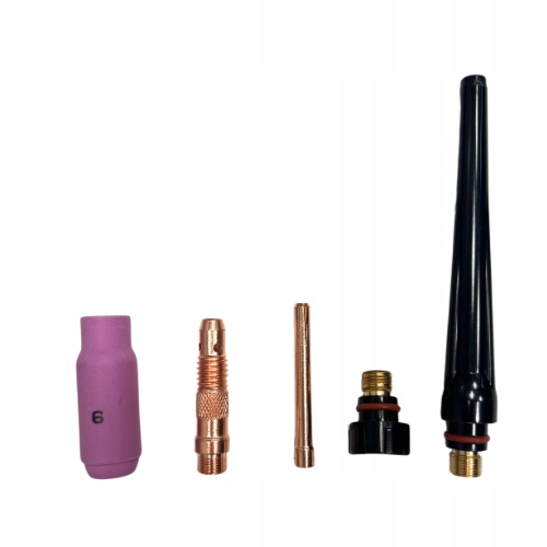 Uchwyt TIG SR-26FV FLEX 4m z EURO złączem komplet dysze tulejki korki