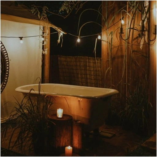 Oświetlenie 10m x10 E27 LED na płot altankę domek