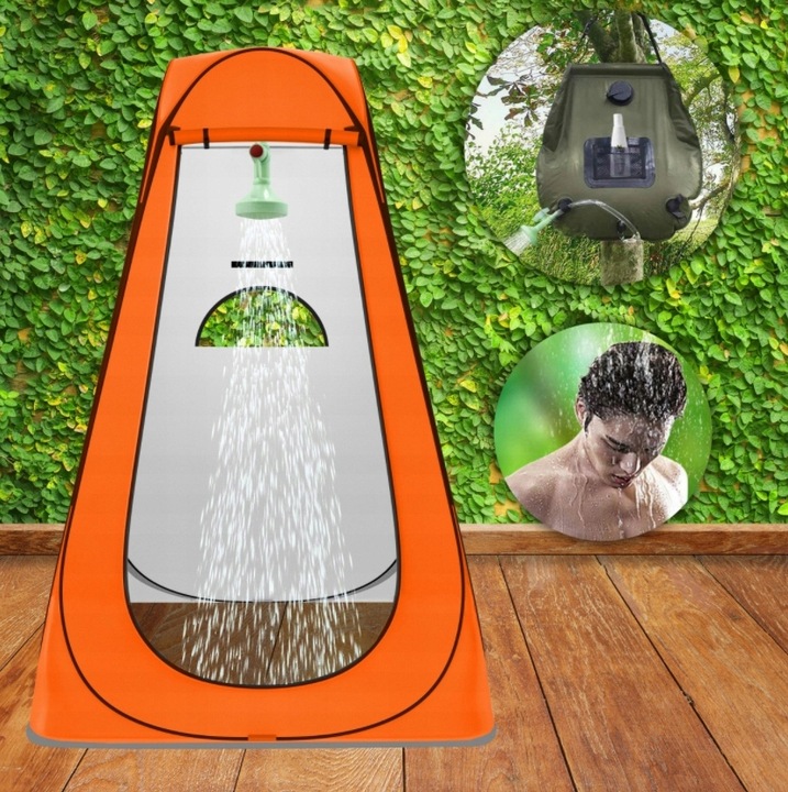 3W1 Namiot Plażowy Przebieralnia Toaleta WC Kabina Prysznic Kempingowy 185c
