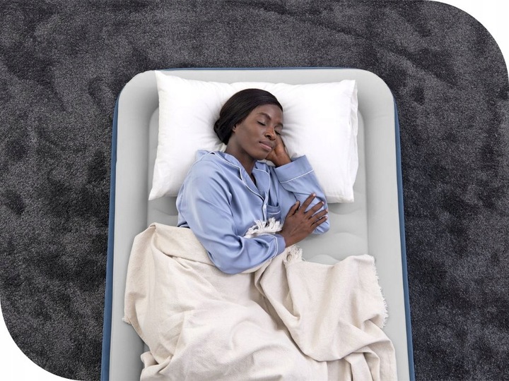 Materac Dmuchany Jednoosobowy Łóżko z Pompką 230V Bestway 6713P MODEL 2025