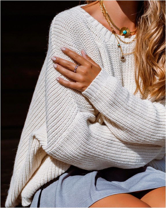 Pierścionek damski REGULOWANY PANCERKA wąski stal