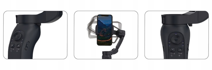 GIMBAL DO TELEFONU RĘCZNY STABILIZATOR OBRAZU iOS ANDROID SKŁADANY SELFIE