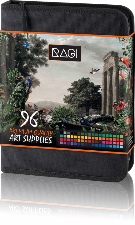 KREDKI OŁÓWKI ARTYSTYCZNE PROFESJONALNE ZESTAW 100