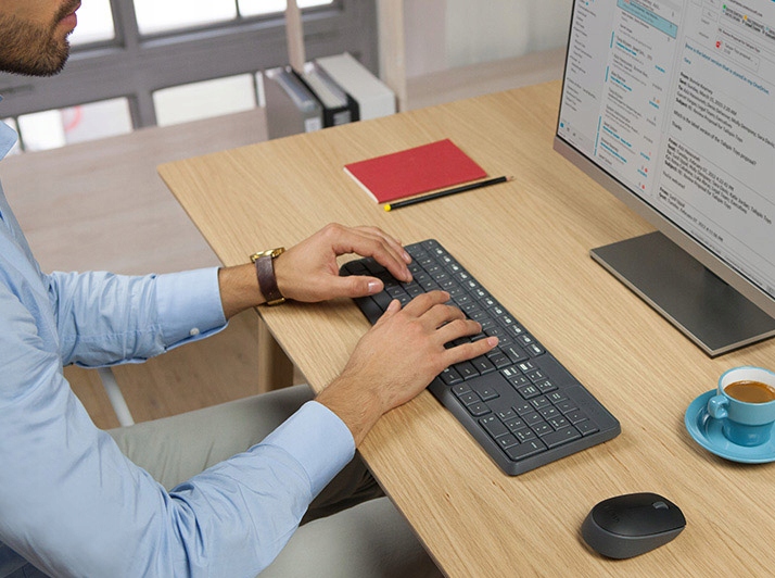 LOGITECH Zestaw Klawiatura i Mysz BEZPRZEWODOWA BLUETOOTH MK235