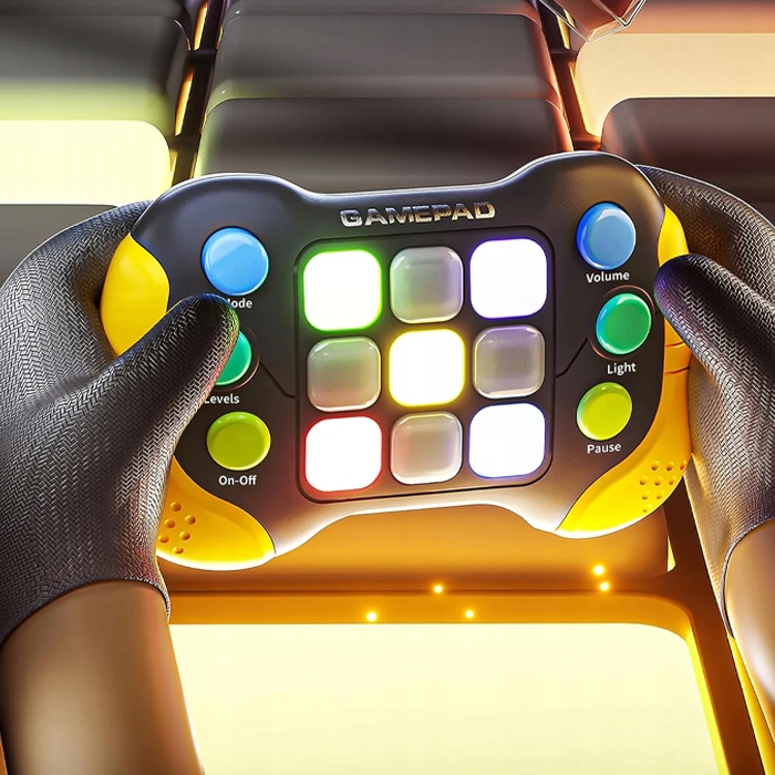 GRA MEMORY ZRĘCZNOŚCIOWA KONSOLA na pamięć POP IT ELEKTRYCZNA antystresowa