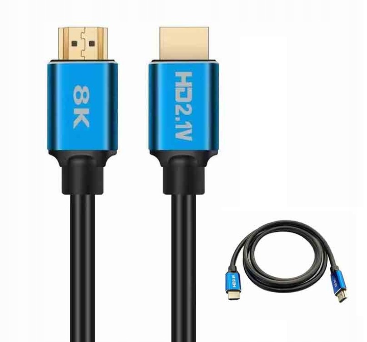 Zenwire KABEL PRZEWÓD HDMI 2.1 8K 4K HDR UHD DO PS5 PS4 XBOX ONE X 360 2M