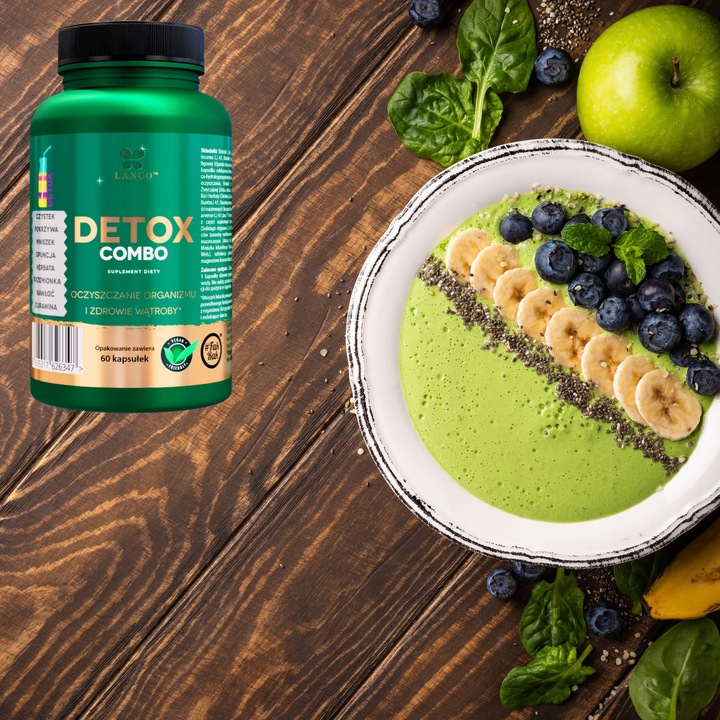 Lanco Nutritions Detox Combo 60 kapsułek wspomaga wątrobę