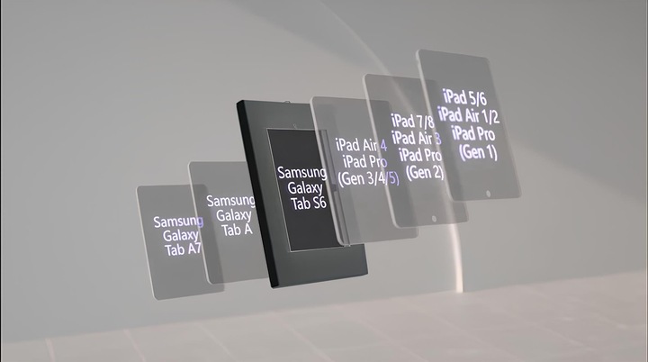 Wolnostojący Ochronny Statyw podstawka obudowa POS na tablet regulowany