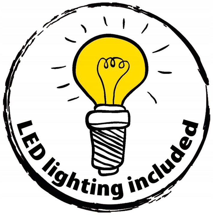 Oświetlenie LED + pilot do domków dla lalek, szafe