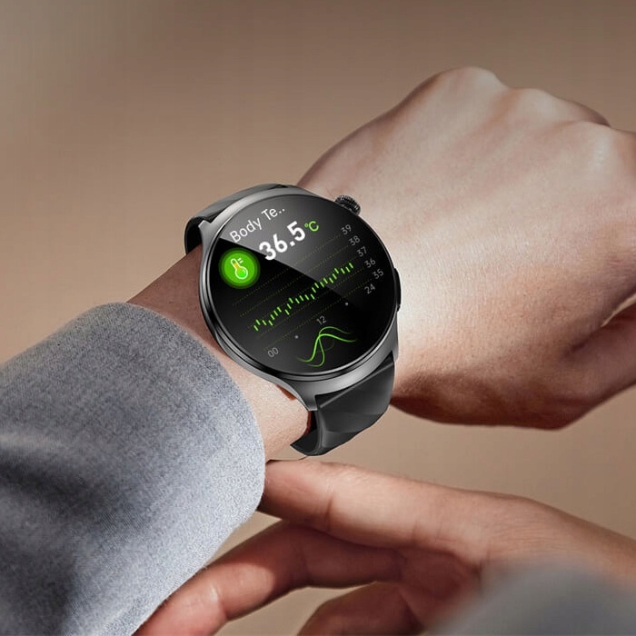 SMARTWATCH Rubicon ROZMOWY Menu PL TEMPERATURA SPORT ALWAYS DISPLAY