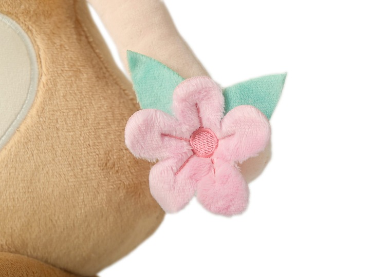 LALKA METOO SARENKA Z KWIATUSZKAMI 50 cm Z IMIENIEM PREZENT NA CHRZEST