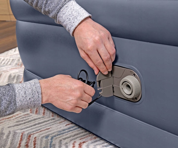 Materac Dmuchany DWUOSOBOWY ŁÓŻKO z POMPKĄ el. 203x152x51cm BESTWAY