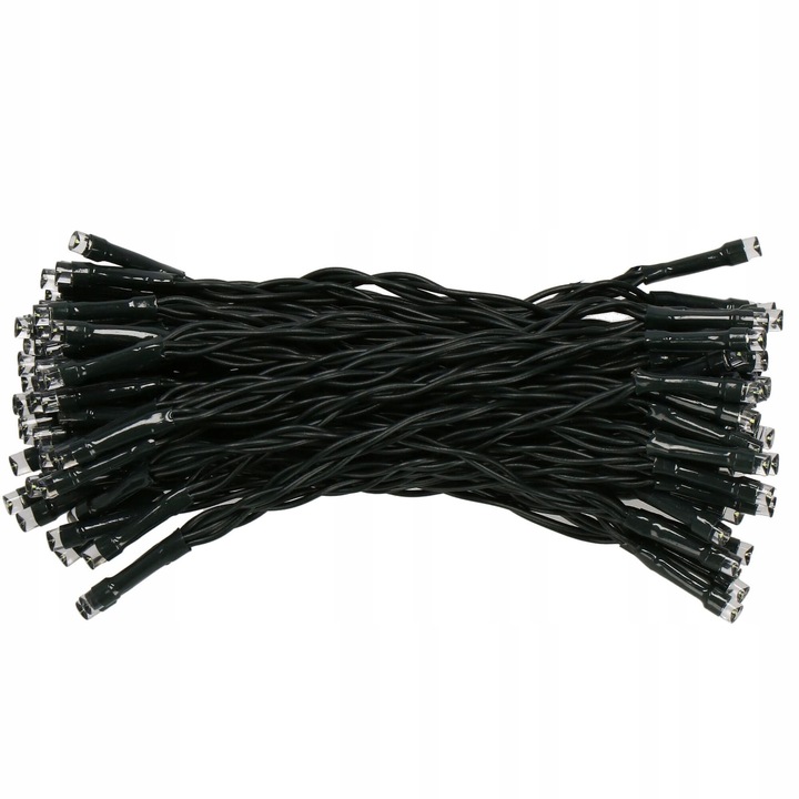 LAMPKI CHOINKOWE 100 LED 10m ZEWNĘTRZNE +TIMER IP44 8 FUNKCJI NA BATERIE