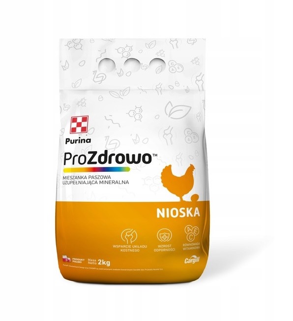 Witaminy dla kur niosek podnoszą zdrowotność i nieśność jajek ProZdrowo 2kg