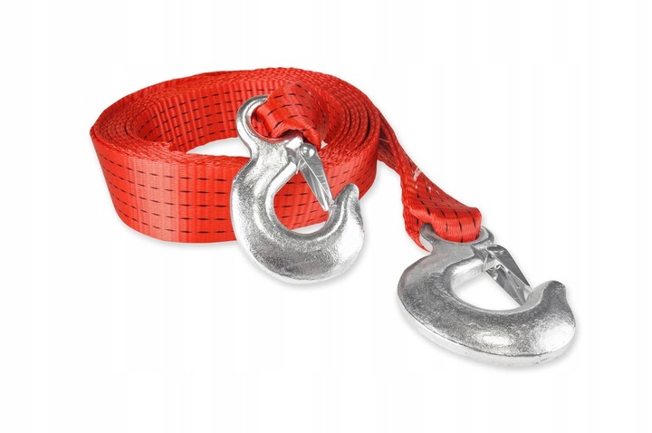 GRATISY# Pas Taśma Linka holownicza 5.5T 4m Heavy Duty