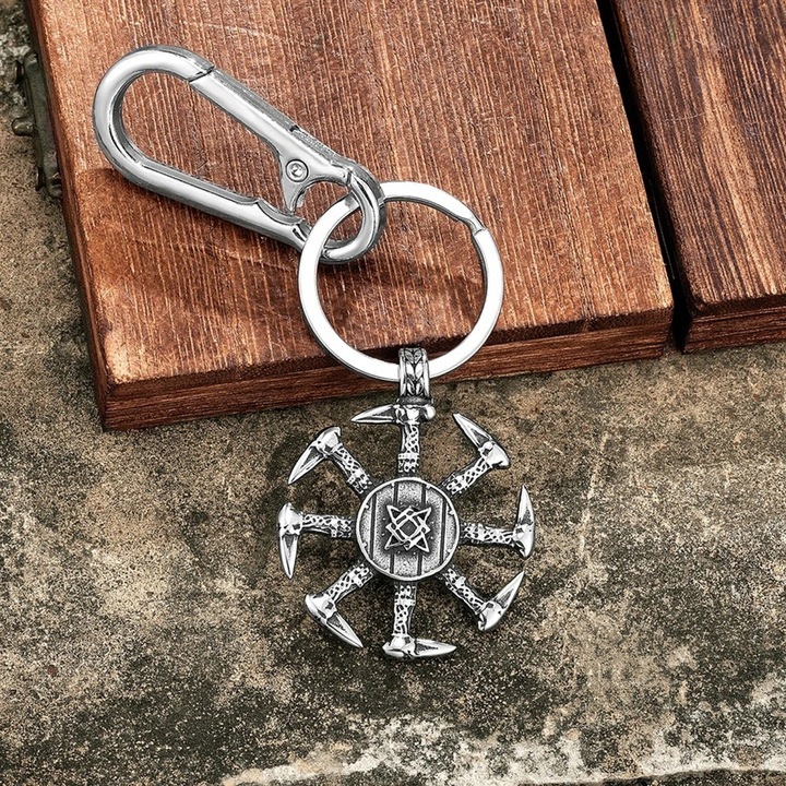 Brelok do Kluczy Symbol Słowiański, Stal Chirurgiczna