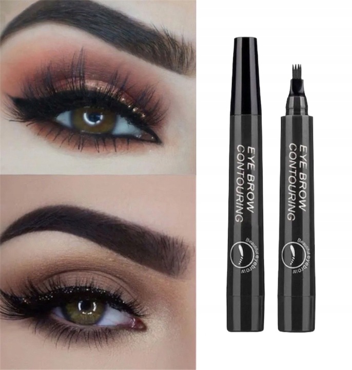 KREDKA DO BRWI MARKER EYEBROW CZARNY WODOODPORNY